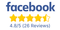 4.8 rating in Facebook