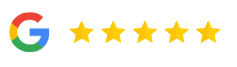 Google 5 star rating badge
