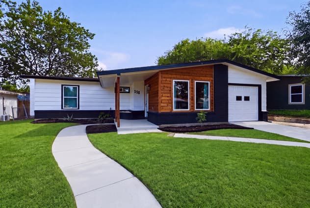 1950s ranch home in San Antonio after renovation