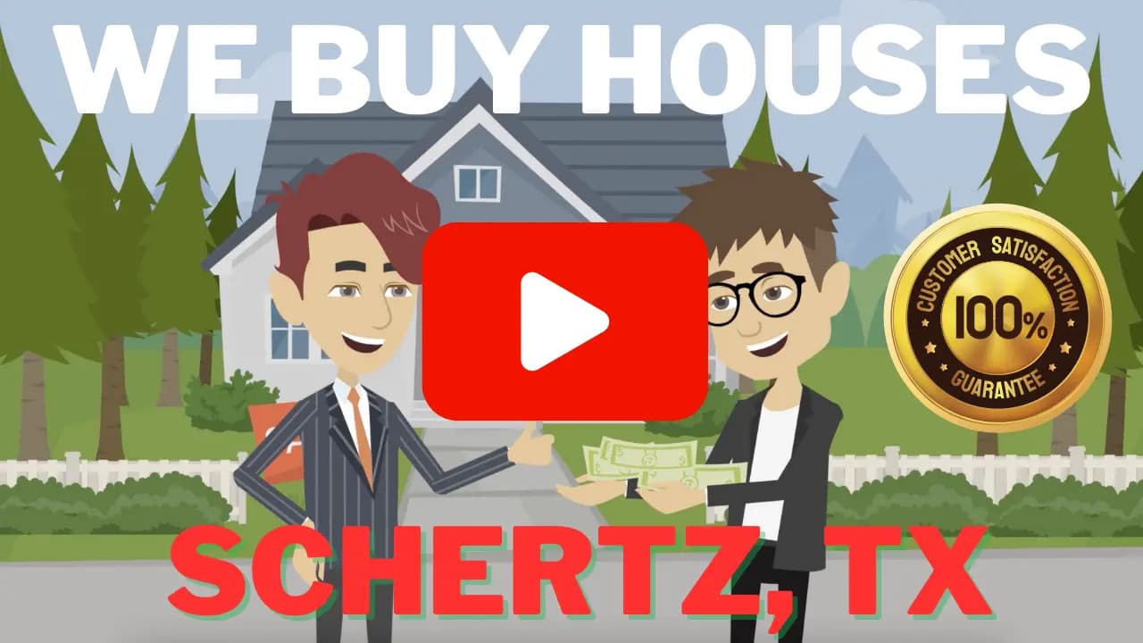 We buy houses cash in Schertz, Texas Instruction Video