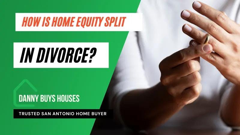 how is home equity split during divorce? post graphic