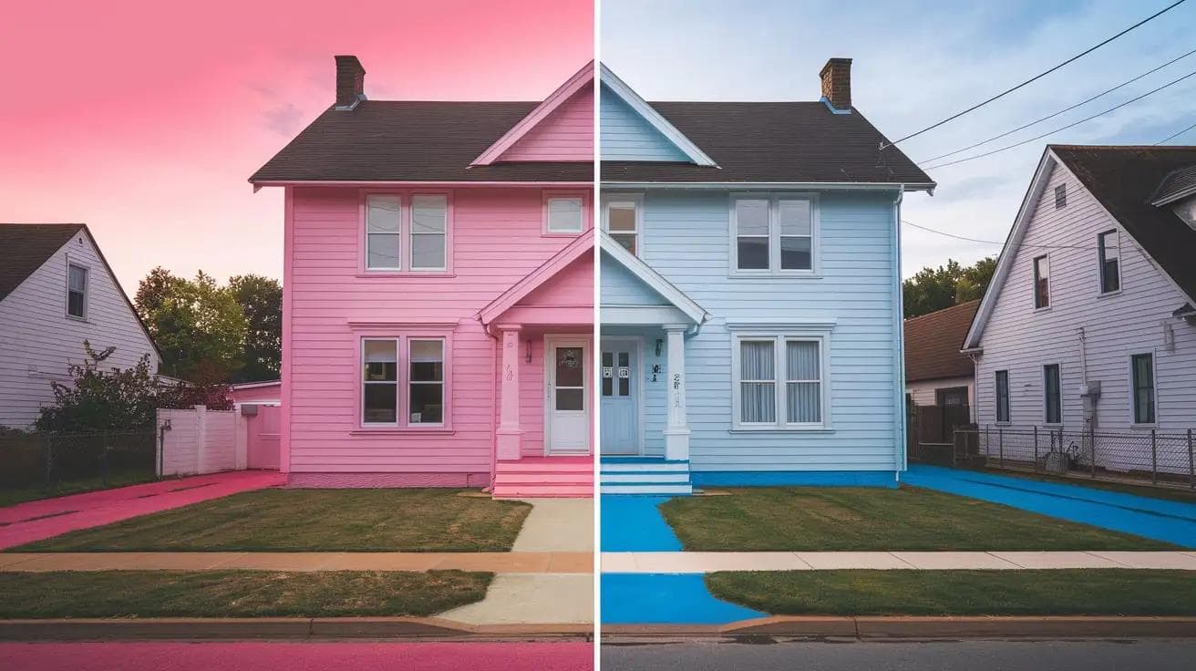 house split by divorce