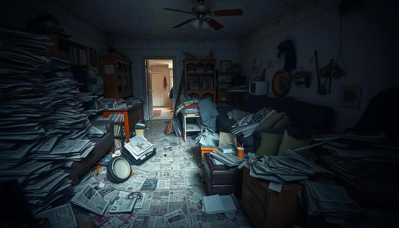 hidden health concerns in hoarder house