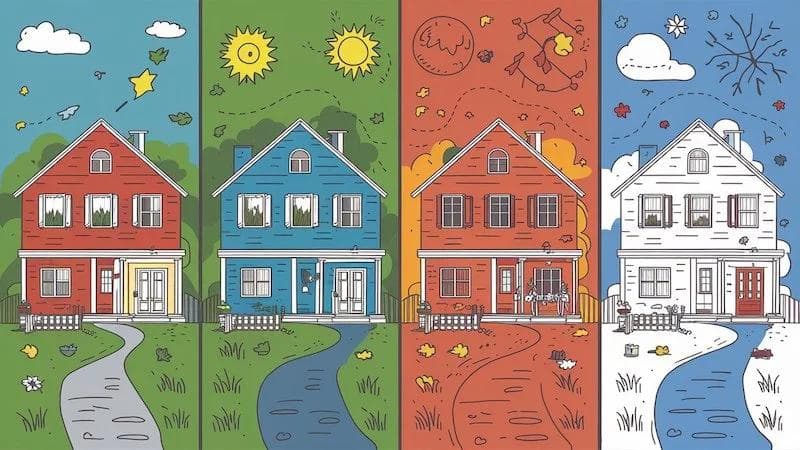 selling a home in texas during each season
