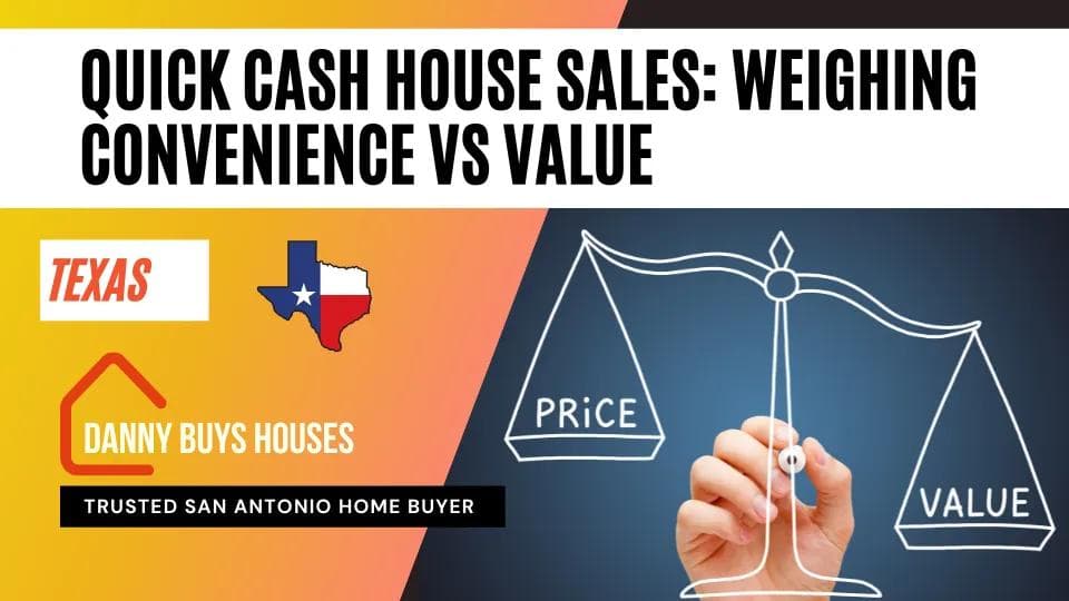 quick home sales convenience vs value article graphic
