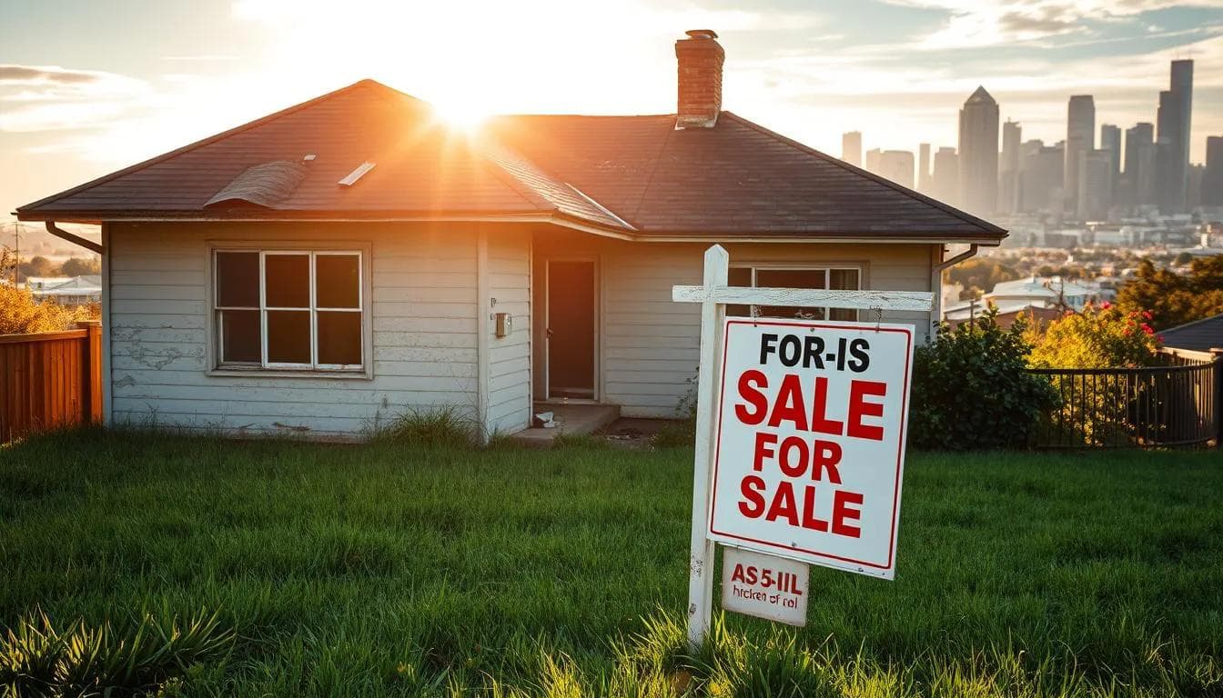marketing a house as is