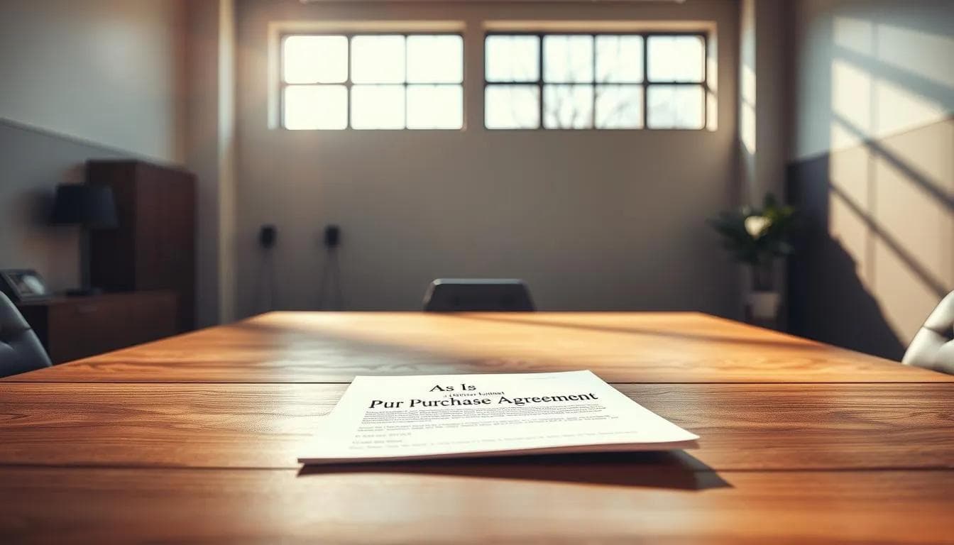 as is purchase agreement