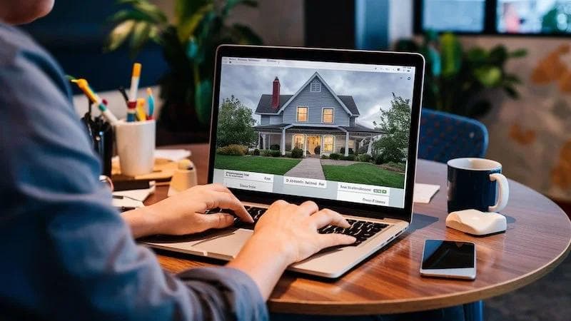 person selling house online for free