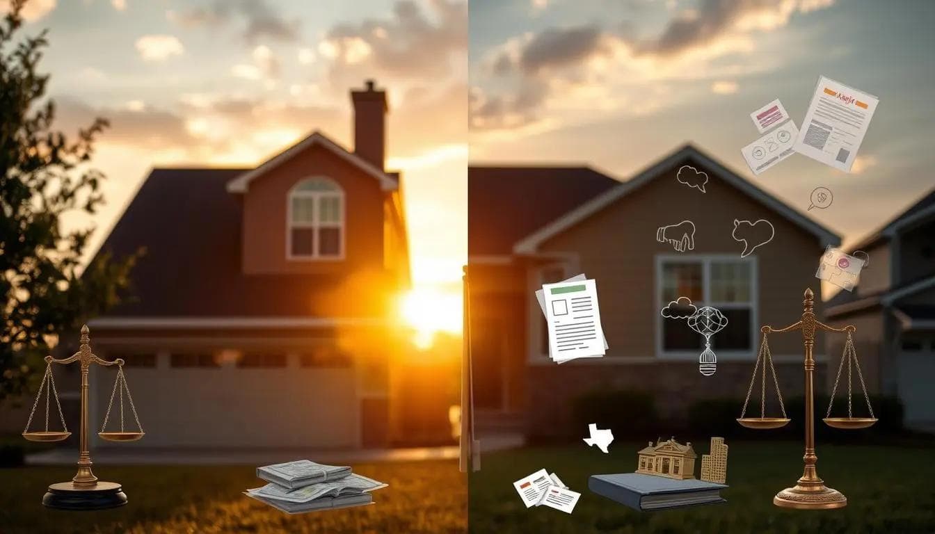 separate vs community property in house split
