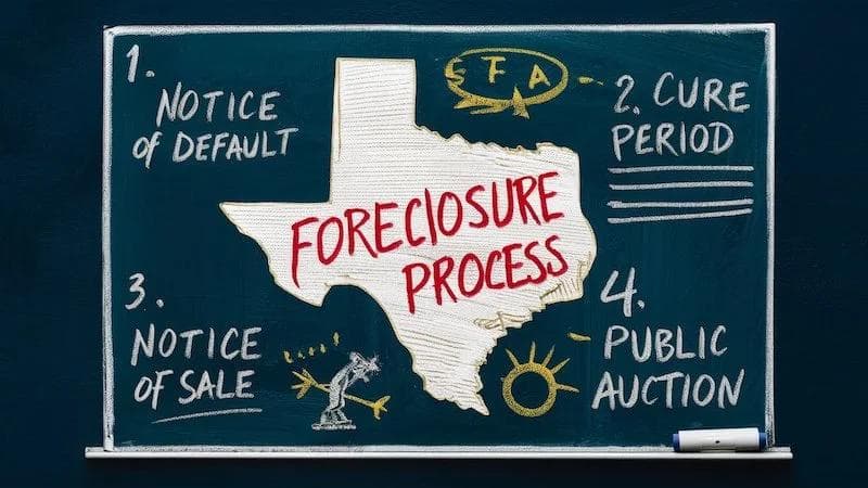 texas foreclosure process
