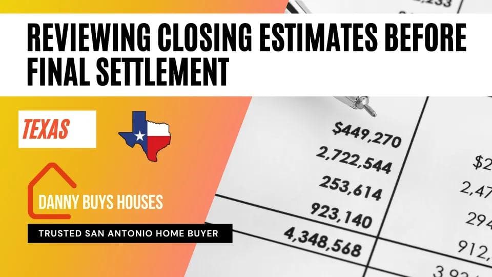closing estimates before settlement artilce graphic