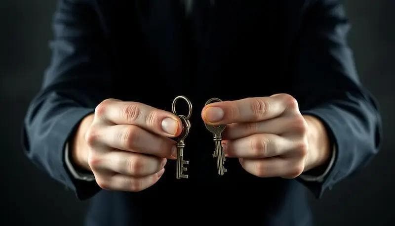 holding keys to house for sale