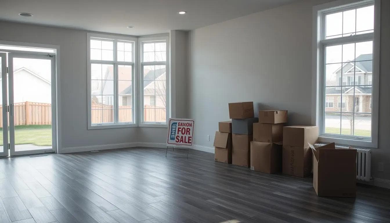 moving out of a house before divorce