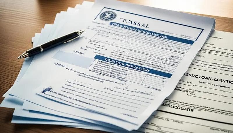 texas real estate disclosures stack of papers