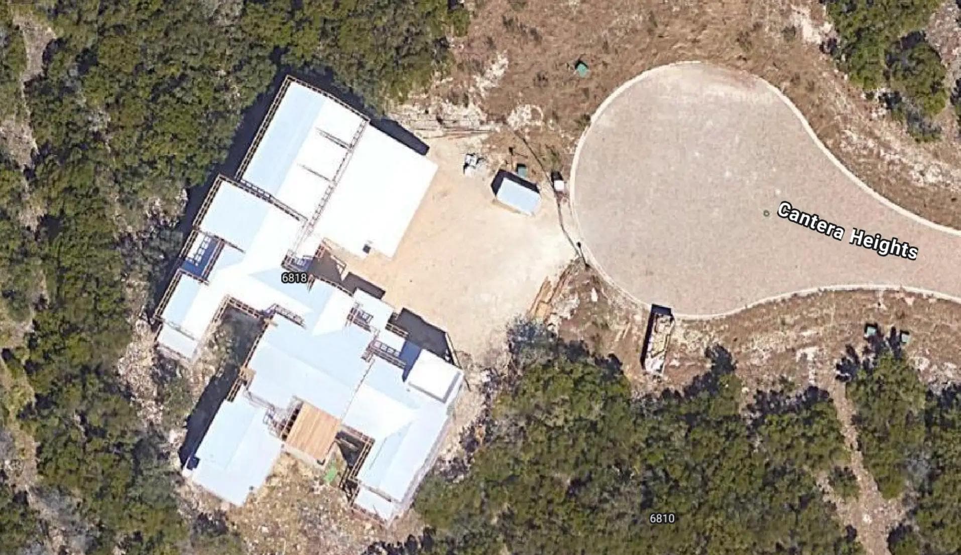 Cantera Heights House Aerial View