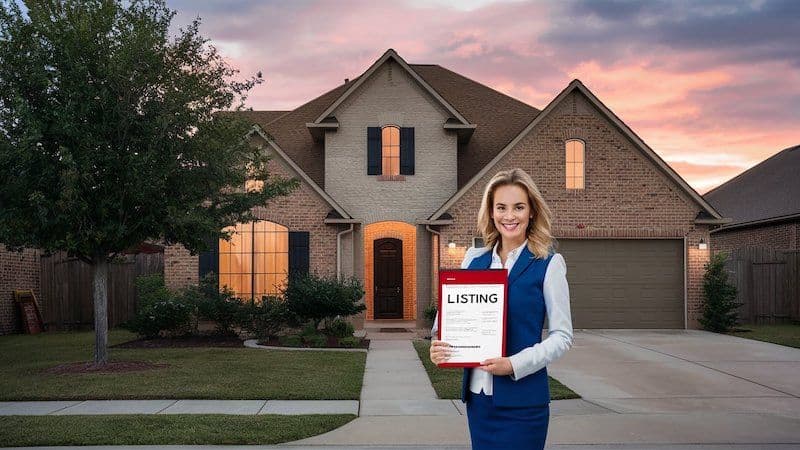 selling with a real estate agent in texas