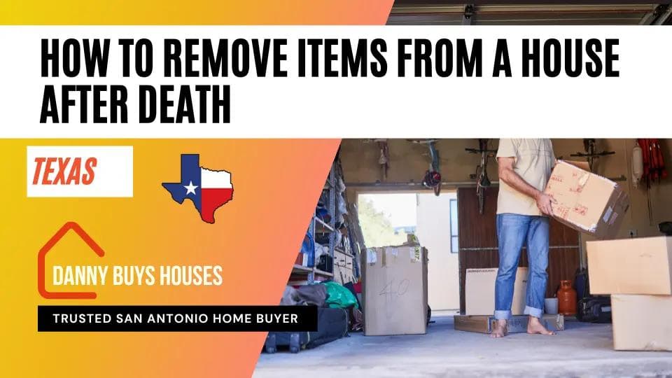 remove items from a house after death article graphic