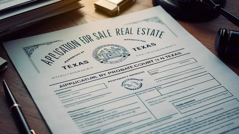 real estate sale during probate in texas