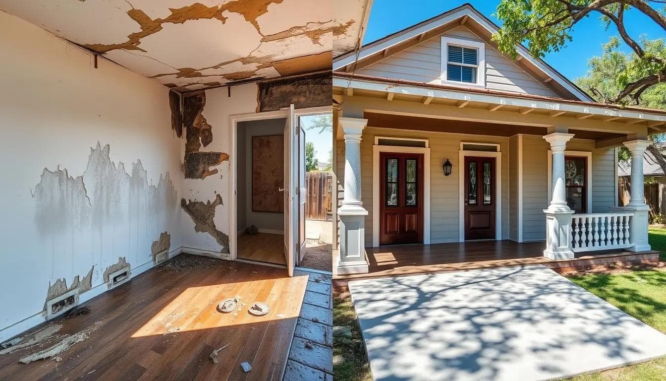 market value difference between needing work and fixed up house