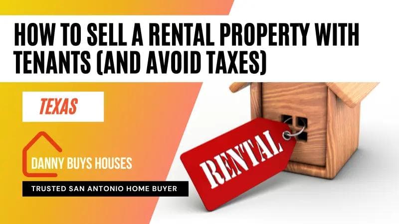 sell rental property with tenants texas graphic