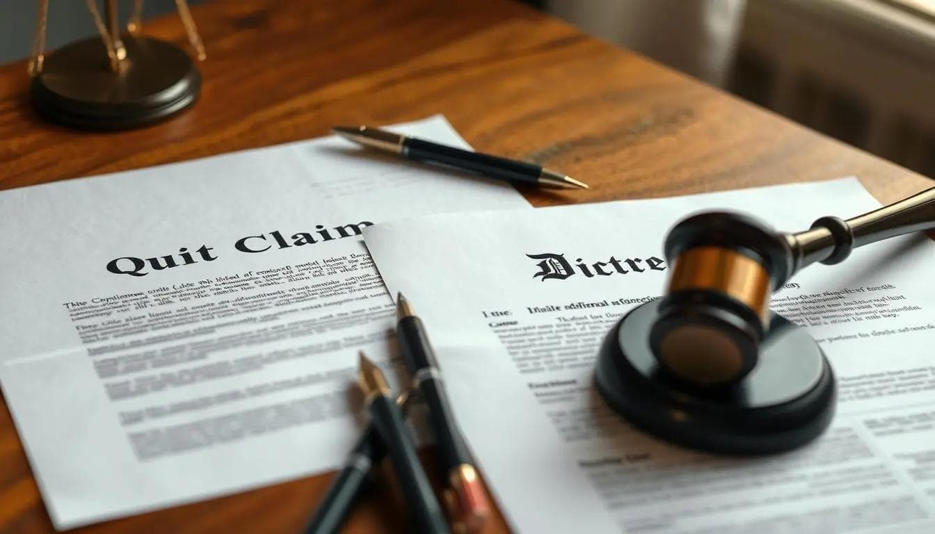 quitclaim vs divorce decree