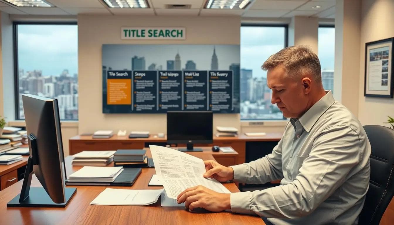 performing a title search