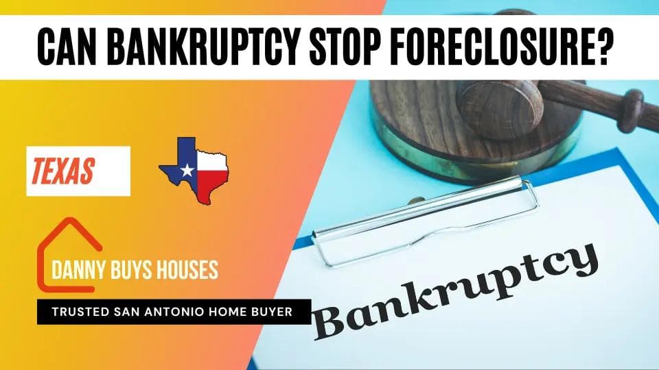can bankruptcy stop foreclosure in Texas article graphic
