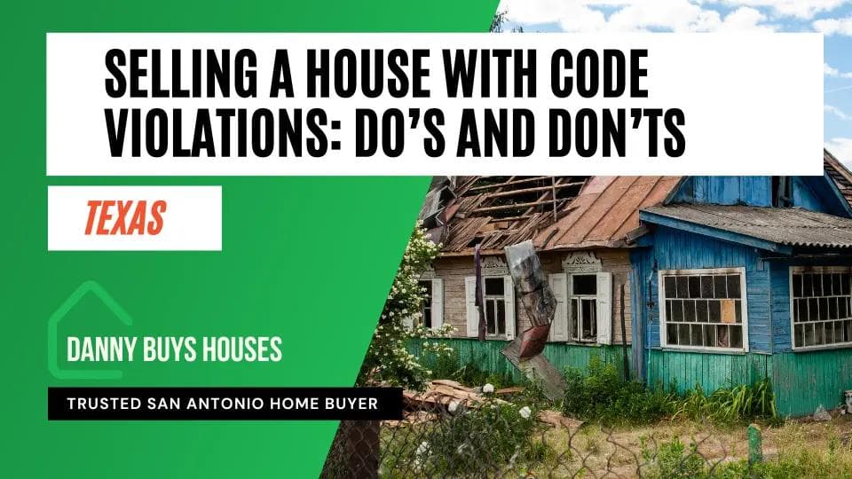 selling a house with code violations texas