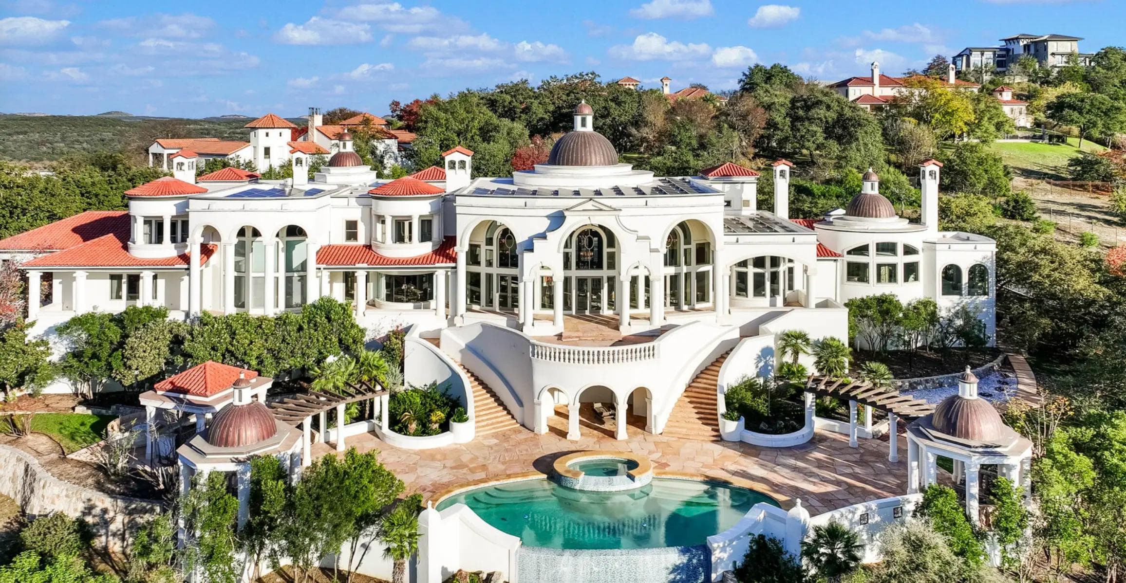 high crescent expensive home