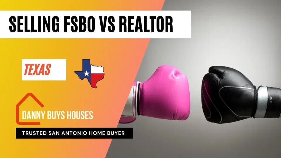 selling for sale by owner versus realtor in texas graphic